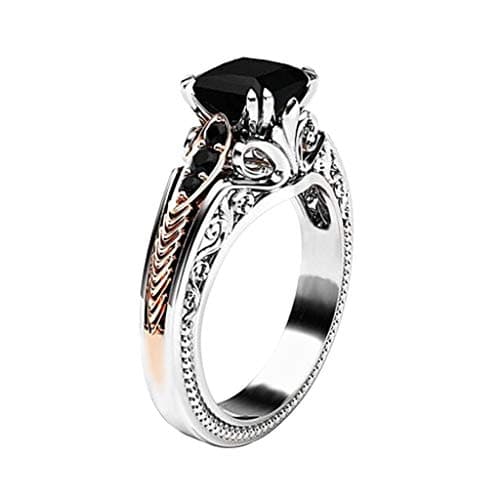 Image of Generisch Der Ringe Card Game 2022 610 Rings Gemstones Women's Size Ring for Curtain Rods Black, 7, Copper, No Gemstone