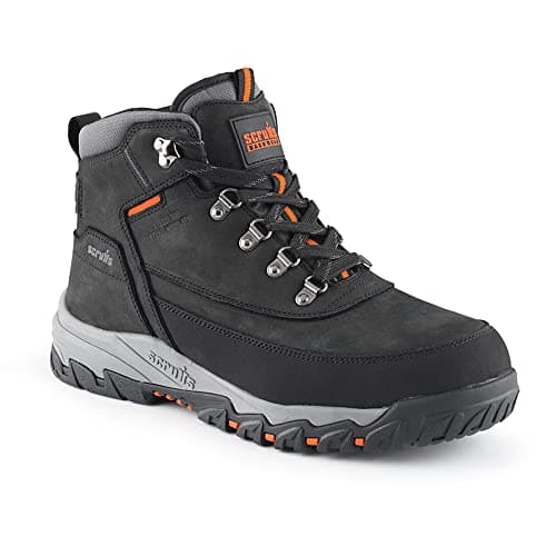 Image of Scruffs Mens Scarfell Safety Boots, Black, 11 UK