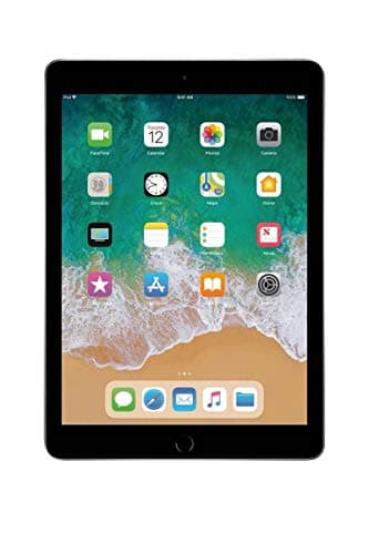 Image of Apple iPad 9.7 (5th Gen) 128GB Wi-Fi + Cellular - Space Grey - Unlocked (Renewed)