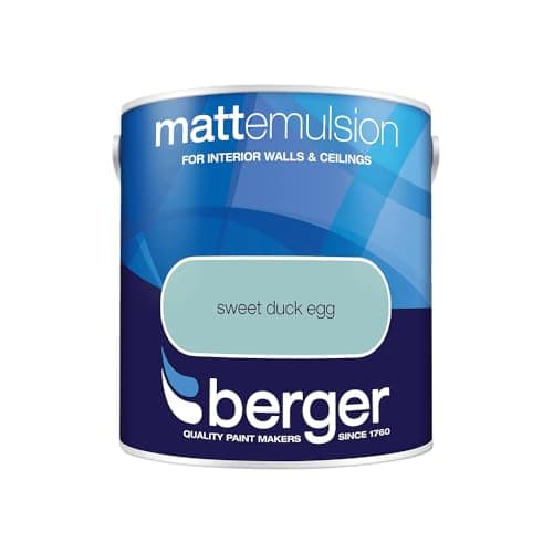 Image of Berger Sweet Duck Egg Matt Emulsion Paint 2.5L