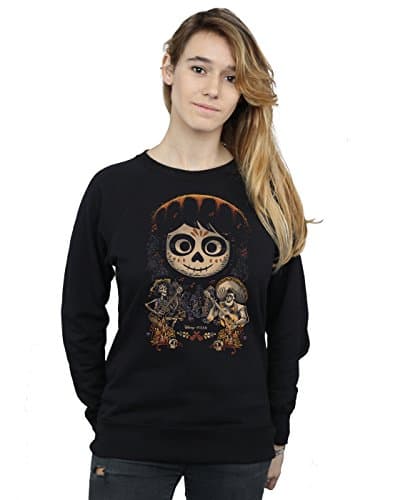 Image of Disney Women's Coco Miguel Face Poster Sweatshirt XX-Large Black