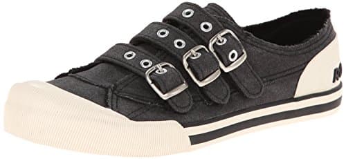 Image of Rocket Dog Women's Jolissa Ranger Cotton Fashion Sneaker, Black, 7 UK
