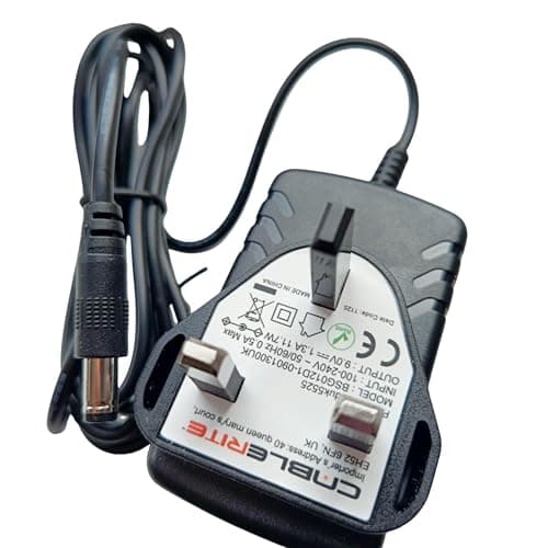 Image of 9v power supply adapter for 1.5A DKN AM-3i Exercise Bike - plug psu cable