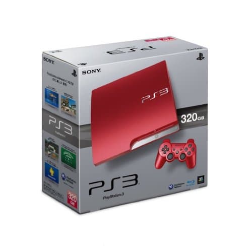 Image of Sony PlayStation 3 320Gb Console - Scarlet Red