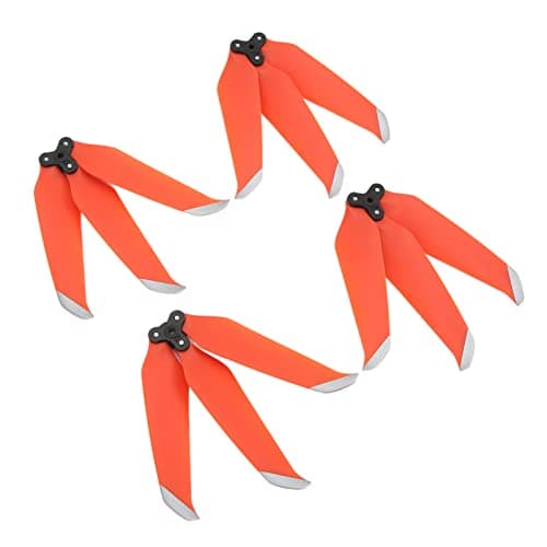 Image of ZAICOLER 3 Blade Low Noise Drone Propeller Set for Air 2, Durable Propeller Replacement for UAV, Easy Installation for Wide Application (Orange silver edge)