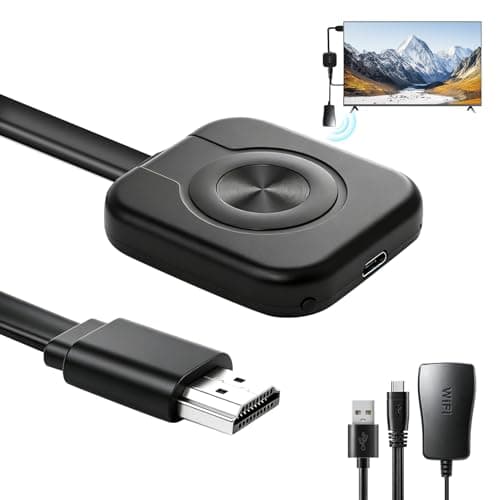Image of Chromecast Google Chromecast Device for TV Wireless Display Dongle Adapter for iPhone Android Windows, 4K Wireless HDMI Screen Mirroring Projector Support DLNA/AirMirror/Airplay/Miracast