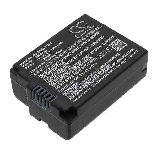 Image of Battery for Nikon 1 V2 Li-ion 7.4V 1020mAh - EN-EL21