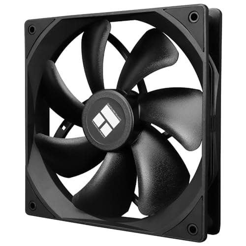 Image of Thermalright TL-C14C CPU Fan, 140mm Case Cooler Fan, 4Pin PWM Silent Computer Cooler with S-FDB Bearing Included, up to 1500RPM PC Cooling (Black)