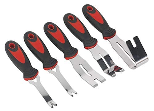 Image of Sealey Rt006 Door Panel and Trim Clip Removal Tool Set 5Pc