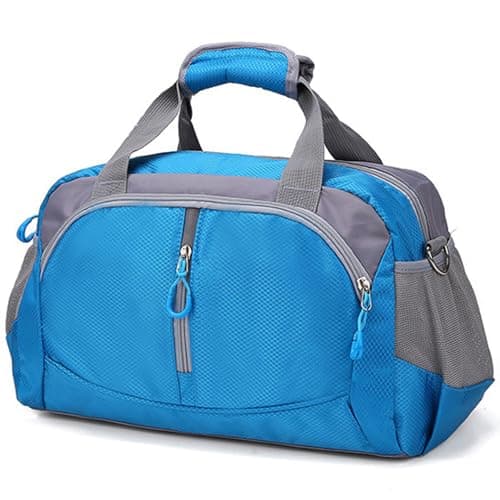 Image of YYKSYDPT Cabin Bags 40x20x25 Underseat Handbag for Women and Men Carry Small Lightweight Holdall Bag Hand Flight Travel Duffel Bag. (Blue)
