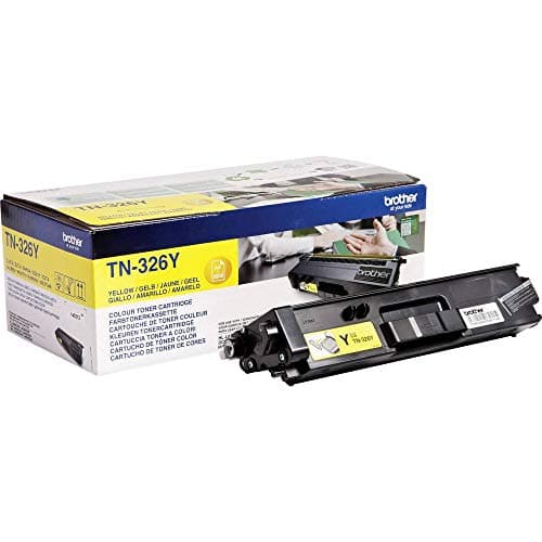 Image of Brother TN326Y - Yellow - original - toner cartridge - for Brother DCP-L8400, DCP-L8450, HL-L8250, HL-L8350, MFC-L8650, MFC-L8850