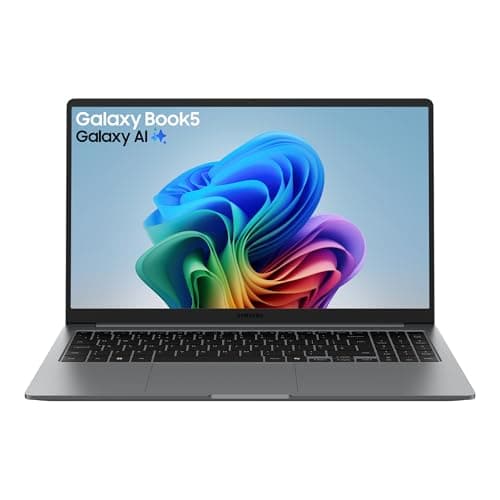 Image of Samsung Galaxy Book5 AI Laptop, 15.6" Display, Intel Core Ultra 5 Processor, 16GB Memory, 512GB Storage, Titan Grey