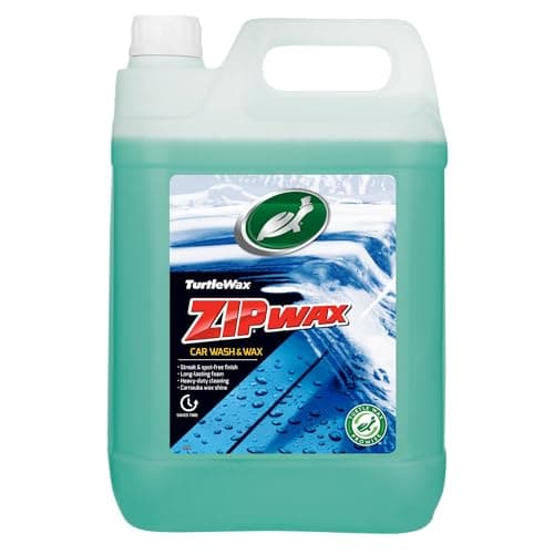 Image of Turtle Wax Zip Wax Super Concentrated Car Wash & Wax – 5 Litre Fast, Effective Cleaning – Brilliant Shine Every Time