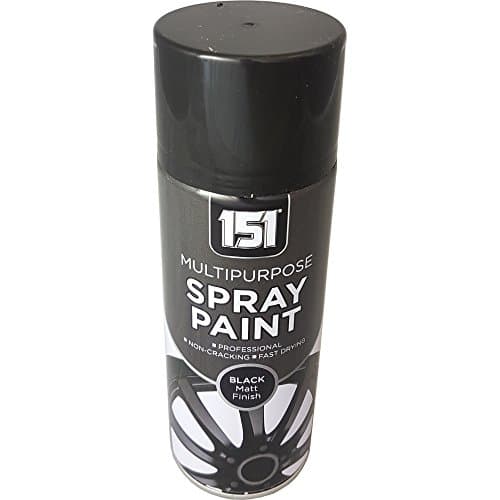 Image of Wilsons Direct 151 Multi Purpose Spray Paint 400ml Black Matt
