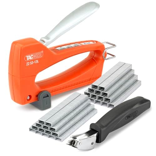 Image of Tacwise 1776 Z2 53-13L Lightweight Staple Gun with 4000 Staples and ECO Staple Remover, Uses Type 13 and 53/4-8 mm Staples