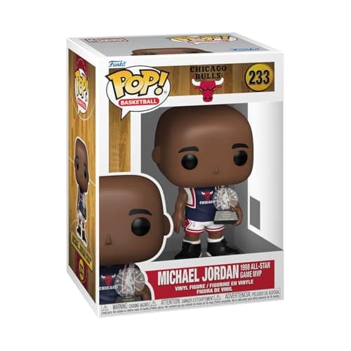 Image of Funko POP! NBA: Chicago Bulls - Michael Jordan - 1998 All Star Game MVP - Collectable Vinyl Figure - Gift Idea - Official Merchandise - Toys For Kids & Adults - Model Figure for Collectors