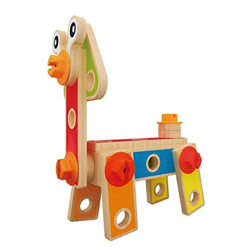 Image of Hape E3080 Basic Builder Set - Wooden Construction Kit, multicolor