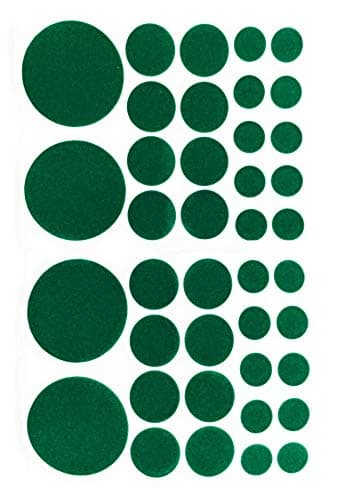 Image of JAM2DAY 40 Pcs Assorted Adhesive Felt Pads To Protect Surfaces, Stick On Ornaments etc.