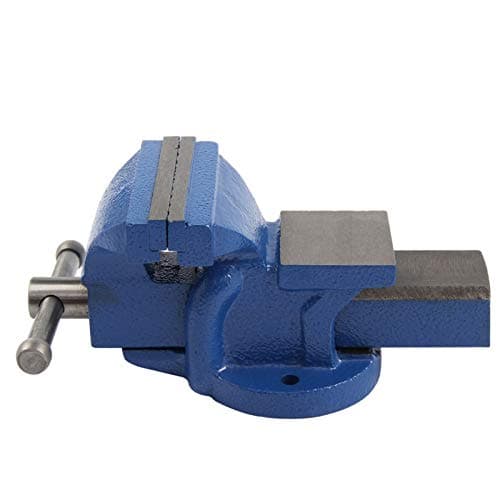 Image of Youyijia Heavy Duty Bench Vice with 360 Degrees Swiveling Base - Cast Iron Workshop Vise Clamp for Factory Tool Material Clamping Fixing (4-inch)