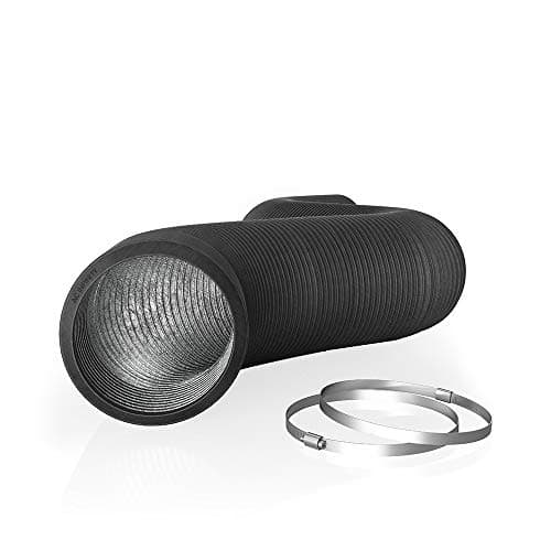 Image of AC Infinity Flexible 300mm Aluminum Ducting, Heavy-Duty Four-Layer Protection, 2.4m Long for Heating Cooling Ventilation and Exhaust, 12" Ducting, 8 ft. Long