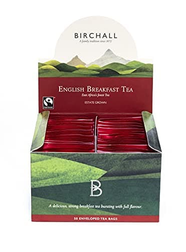 Image of Birchall English Breakfast Tea 50 Enveloped Tea Bags 125g