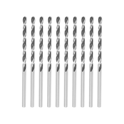 Image of sourcing map 10 Pcs 2.75mm HSS(High Speed Steel) W6542 Micro Drill Bits, Fully Ground Jobber Drill Bit for Mild Steel Copper Aluminum