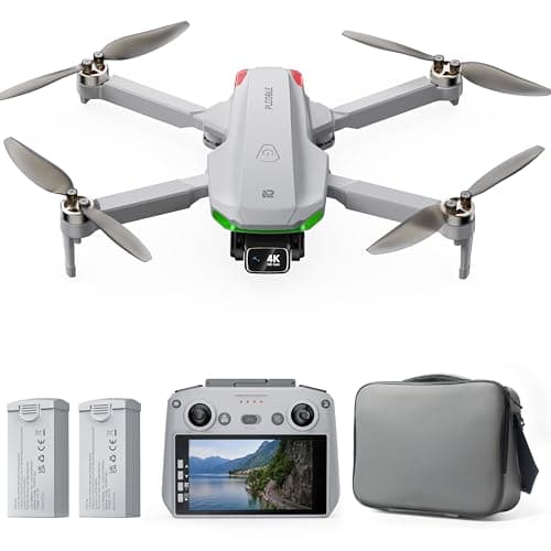 Image of Drone with EIS 4K Camera for Adults, GPS Drone with Screen on Controller, 70 Mins Flight, 10KM Long Range Transmission, AI Track & Orbit Mode, Follow Me, Under 249g, Mini Drone for Beginner