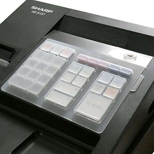 Image of Sharp XE-A137 XEA137 Silicone Rubber Splash Proof Wetcover Cash Till (L1)