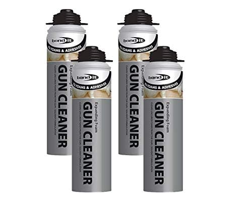 Image of 4 x Bond It 500ml Expanding PU Foam Gun Cleaner Contractors Grade Fluid Clean