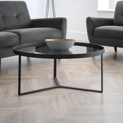 Image of Julian Bowen Loft Coffee Table, Smoked Glass