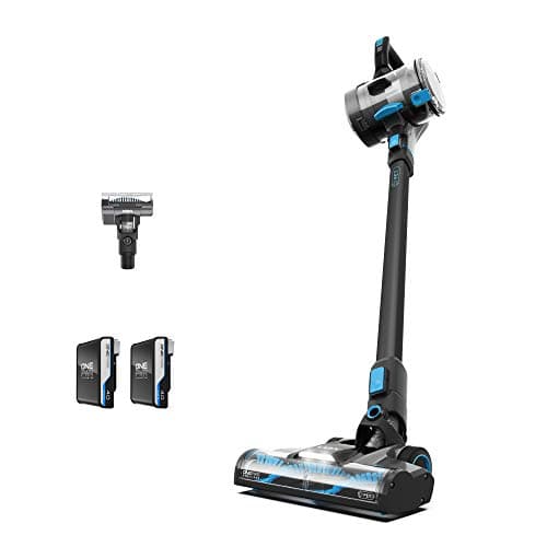 Image of Vax ONEPWR Blade 4 Pet Dual Battery Cordless Vacuum Cleaner with Motorised Pet Tool – CLSV-B4DP, Graphite/Cyan Blue
