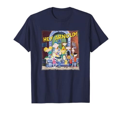 Image of Hey Arnold! Friends Group Shot Poster T-Shirt
