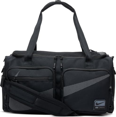 Image of Nike Utility Power 2.0 HF0654 Small Sports Bag 31L, Black/Black/Dk Smoke Grey, Standard Size, Sportswear