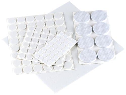 Image of 2 x 125-Piece Adhesive Felt Pad Set