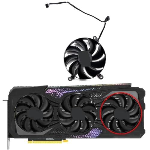 Image of LFGOZSD CF-129420S DC12V 0.5AMP 4-Pin RTX4090 Graphics card fan For INNO3D for GEFORCE RTX 4090 iCHILL X3 Fan(C-Fan)