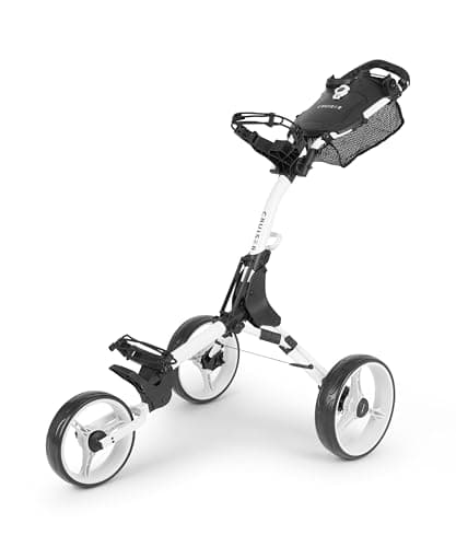 Image of Cruiser CR-7 Golf Trolley – 3 Wheel Push Golf Cart, Compact Cube Fold Design, Easy Folding Mechanism, Sturdy Premium Build