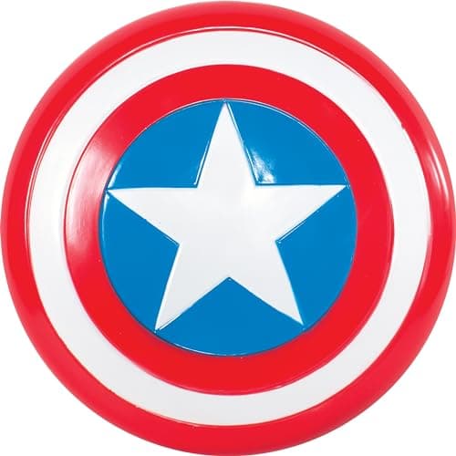 Image of Rubies Official Child's Marvel Avengers Assemble 12 Captain America Shield - One Size Halloween
