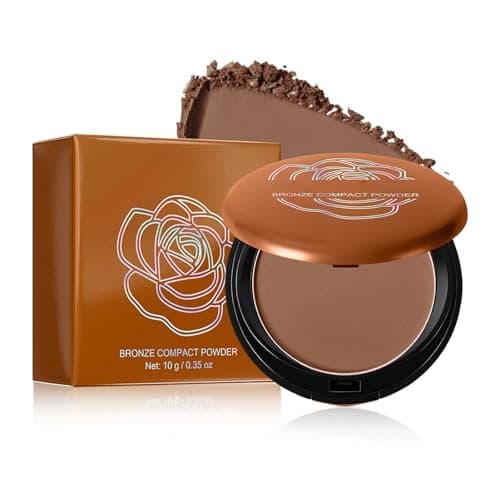Image of Matte Bronze Bronzing Powder for Contour & Nose Shading, Natural Matte Look Setting Powder, Long-Lasting Waterproof Formula with Silky Texture, for a Flawless Matte Finish Makeup Base