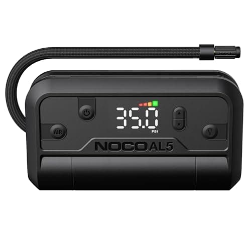 Image of NOCO Air AL5: UltraFast 5A Cordless Tyre Inflator – Portable Battery-Powered Air Compressor Pump – 17 SLPM Airflow Inflates 0–40 PSI in 7 Minutes – Digital Gauge + Auto-Shutoff