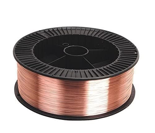 Image of Mild Steel MIG Wire 0.8mm 15kg Spool Precision Layer Wound Copper Coated - Suitable For General Fabrication/Construction/Tanks/Boilers/Repair/Autobody Applications