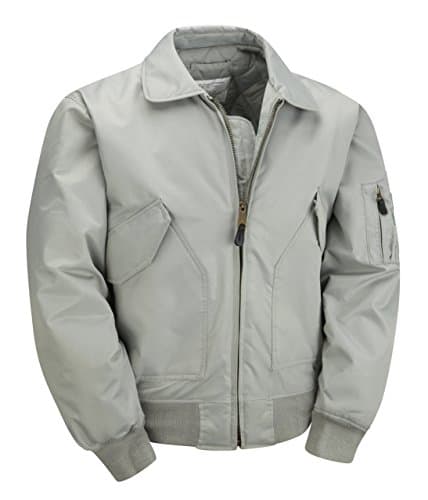 Image of MA2 CWU Bomber Flight Jacket - Silver (L)