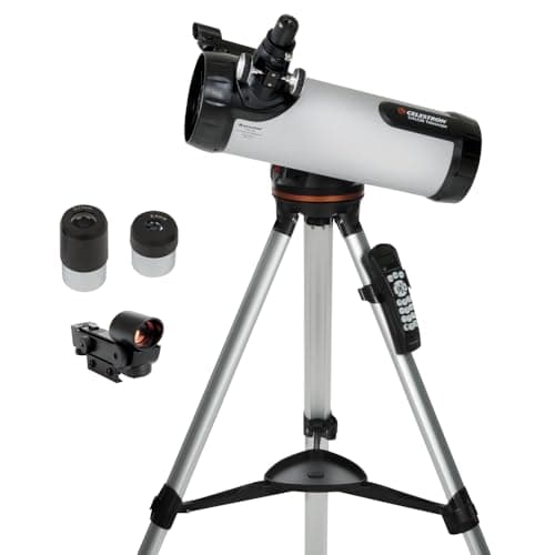 Image of Celestron 31150 LCM 114 Series Computerised Newtonian Reflector Telescope, Silver