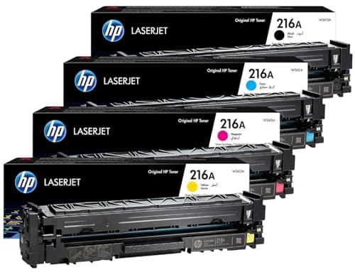 Image of HP Original Toner Cartridges 216A W2410A - 13A, BK/C/M/Y