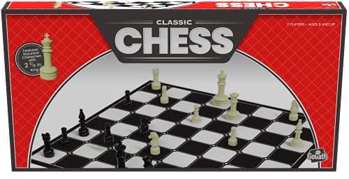 Image of Goliath Games: Classic Chess Set | Traditional Board Games for Kids and Adults | For 2 Players Ages 6+, Black
