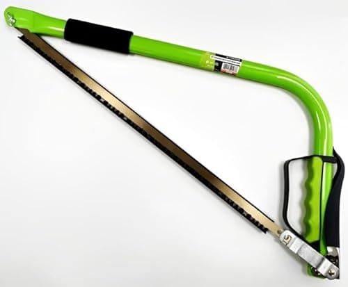 Image of Unibos | 21"/ 533mm Tapered Heavy Duty Bowsaw with Finger Guard Wood Tree Branch Cutter Cutting (21 INCH Bow)
