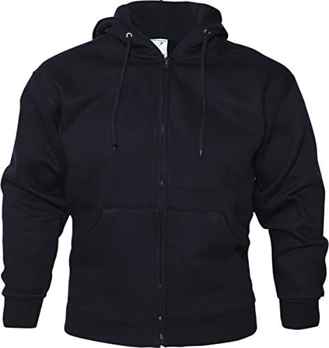 Image of Absolute Apparel Aa Zip Thru Hood - Navy - S