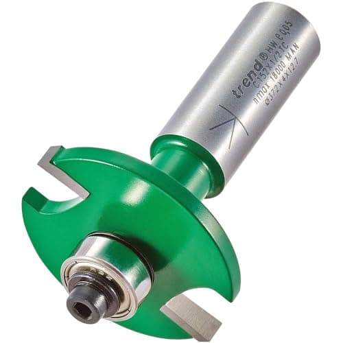 Image of Trend CraftPro Biscuit Jointer Router Cutter Bit, 1/2 Inch Shank, For Biscuit Sizes 0, 10, 20, Tungsten Carbide Tipped, C152X1/2TC