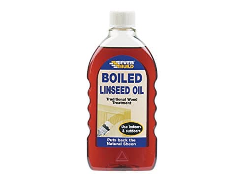 Image of Everbuild Boiled Linseed Oil – Traditional Wood Treatment – Internal and External Use – 500 ml