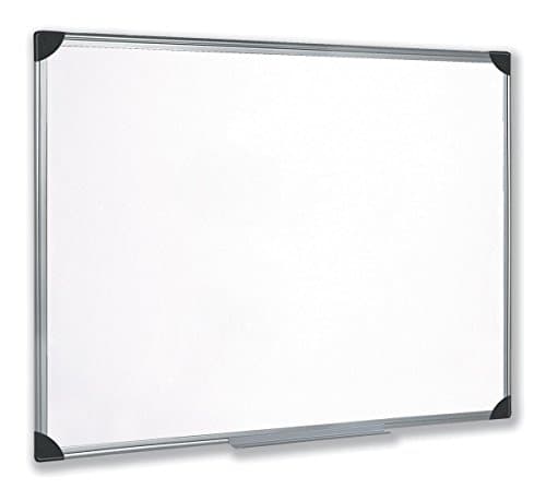 Image of 5 Star Whiteboard Drywipe Magnetic with Pen Tray and Aluminium Trim W900xH600mm