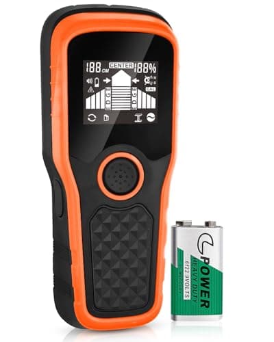 Image of 2026 Upgraded Smart Automatic Stud Finder, 5-in-1 Electronic Stud Detector Wall Scanner with LCD Display & Audio Alarm, Stud Sensor Beam Center Finding for Wood Wire Metal Stud Cable Joist Detection